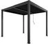 Ximax Pergola Shade Aluminium 300 x 300 cm dunkelgrau mit Beleuchtung