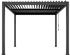 Ximax Pergola Shade Aluminium 300 x 300 cm dunkelgrau mit Beleuchtung