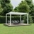 Ximax Pergola Shade Aluminium elektrisch 300 x 400 cm weiß mit Beleuchtung