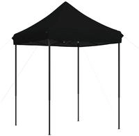 vidaXL Partyzelt Faltbar Pop-Up Schwarz 200x200x306 cm