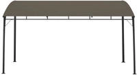 Vidaxl Sunshade Awnings 4 X 3 X 2.55 M Taupe Fabric And Aluminium