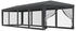 vidaXL Partyzelt mit 10 Mesh-Seitenwänden anthrazit 3 x 12 m HDPE