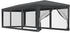 vidaXL Partyzelt mit 8 Mesh-Seitenwänden anthrazit 3 x 9 m HDPE