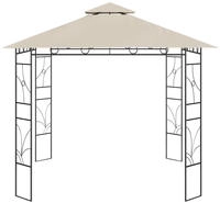 vidaXL Pavillon 3x3x2,7 m Creme 160 g/m&sup2;