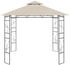 vidaXL Pavillon 3 x 3 x 2,7 m creme 160 g/m²