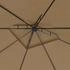 vidaXL Pavillon 3 x 3 x 2,7 m taupe 160 g/m²