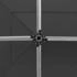 vidaXL Profi-Partyzelt faltbar Aluminium 6 x 3 m anthrazit