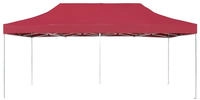 vidaXL Profi-Partyzelt Faltbar Aluminium 6&times;3 m Weinrot