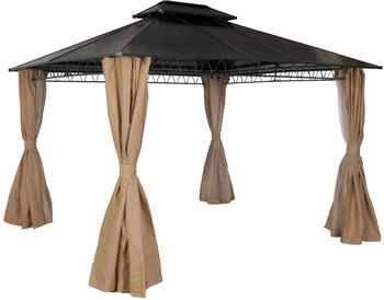 MCW Hardtop Pergola M81 creme 3,6 x 3 m