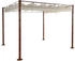 MCW Pergola L42 creme-weiß 3 x 3 m