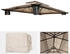 MCW Ersatzbezug Dach für Pergola Nisa 4,5 x 3,5 m creme