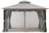 Sunjoy Gazebo Stoj Stoff 336 x 402 cm grau
