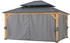 Sunjoy Gazebo Trivor Zedernholz 390 x 450 cm anthrazit