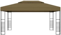 vidaXL Pavillon 3x4 m Taupe 180 g/m&sup2;