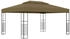 vidaXL Pavillon 3 x 4 m taupe 180 g/m² Stoff