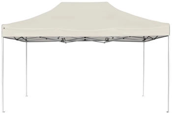 vidaXL Profi-Partyzelt faltbar Aluminium 4,5 x 3 m creme