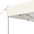 vidaXL Profi-Partyzelt faltbar Aluminium 4,5 x 3 m creme