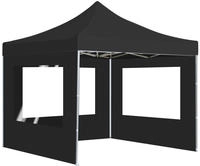 vidaXL Profi-Partyzelt Faltbar mit W&auml;nden Aluminium 2&times;2m Anthrazit