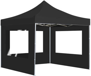 vidaXL Profi-Partyzelt faltbar mit Wänden Aluminium 2 x 2 m anthrazit