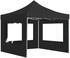 vidaXL Profi-Partyzelt faltbar mit Wänden Aluminium 2 x 2 m anthrazit