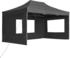 vidaXL Profi-Partyzelt faltbar mit Wänden Aluminium 4,5 x 3 m anthrazit