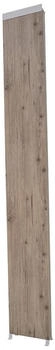 Gardenson Pergola-Seitenteil Metall 31 x 232,5 x 6 cm Eiche (55360051)