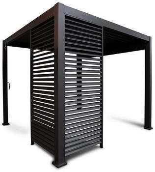 Gardenson Pergola-Seitenteil Metall 93 x 238,2 x 10 cm anthrazit (5536001901)