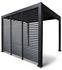 Gardenson Pergola-Seitenteil Mirador Classic & Deluxe Metall 113,3 x 238,2 x 10 cm anthrazit (5536002001)