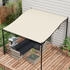 Outsunny Ersatzdach Kunststoff 243 x 297 cm beige (800000810405)