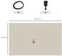 Outsunny Ersatzvorhang Kunststoff 205 x 352 cm beige (800000810860)