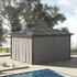 Outsunny Ersatzvorhang Kunststoff 205 x 302 cm hellgrau (800000810857)