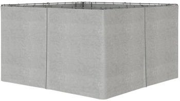 Outsunny Ersatzvorhang Kunststoff 205 x 352 cm hellgrau (800000810862)