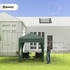 Outsunny Faltpavillon Metall 200 x 240 x 200 cm dunkelgrün (800000742797)