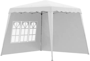 Outsunny Faltpavillon Metall 240 x 250 x 240 cm weiß (800000742811) Outsunny Faltpavillon Metall 240 x 250 x 240 cm weiß (800000742811)