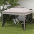 Outsunny Faltpavillon Metall 325 x 270 x 325 cm hellgrau (800000742820)