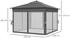 Outsunny Faltpavillon Metall 336 x 270 x 336 cm grau (800000742819)