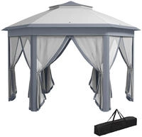 Outsunny Gartenpavillon Faltpavillon 4 X 4 M Pop-up-zelt Partyzelt Inkl....