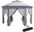 Outsunny Faltpavillon Metall 405 x 285 x 405 cm grau (800000742793)