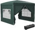 Outsunny Faltpavillon Metall/Textil 295 x 258 x 295 cm grün (800000725115)