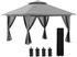 Outsunny Faltpavillon Metall/Textil 392 x 283 x 392 cm dunkelgrau (800000731044)