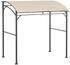 Outsunny Grillpavillon Kunststoff/Metall 150 x 220 x 215 cm beige/schwarz (800000741106)