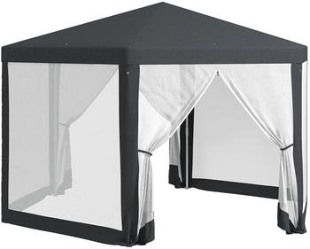 Outsunny Pavillon Metall/Kunststoff 341,2 x 250 x 394 cm dunkelgrau (800000741120)