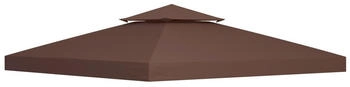 Outsunny Pavillondach Kunststoff 300 x 18 x 300 cm braun (800000741456)