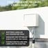 Weide Classic Alu-Stahl Pavillon freistehend 3 x 3 m weiß