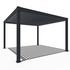 Weide Elektrische Deluxe Plus Aluminium Pergola 4 x 4 m mit LED