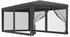 vidaXL Partyzelt mit 6 Mesh-Seitenwänden anthrazit 3 x 6 m HDPE