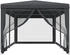 vidaXL Partyzelt mit 6 Mesh-Seitenwänden anthrazit 3 x 6 m HDPE