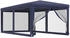 vidaXL Partyzelt mit 6 Mesh-Seitenwänden blau 3 x 6 m HDPE