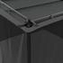 vidaXL Pavillon mit Netzwänden anthrazit 3 x 3 m Stahl