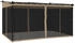vidaXL Pavillon mit Netzwänden taupe 4 x 3 m Stahl